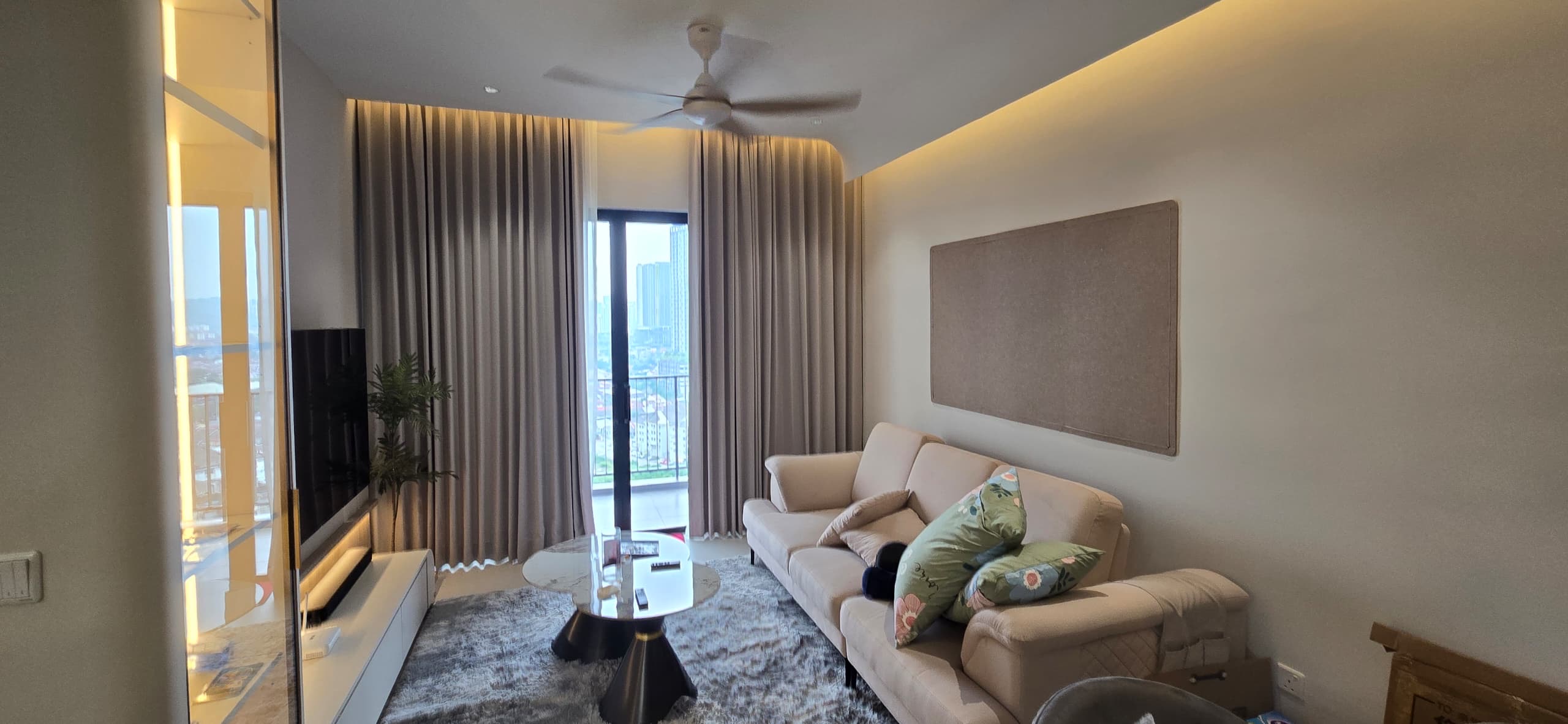 Completed living area renovation by KLEE Resources